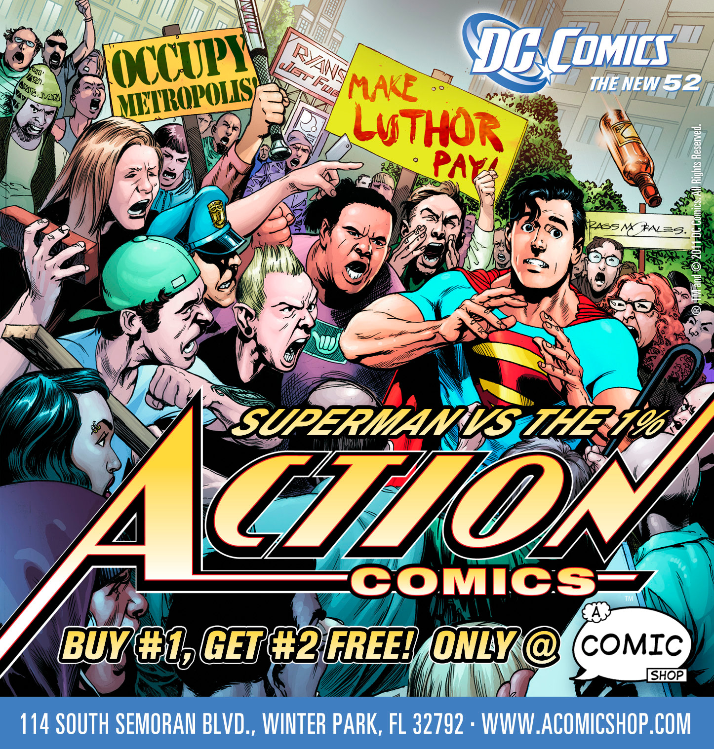 DC Pays 75% Of Occupy Metropolis Press Ad