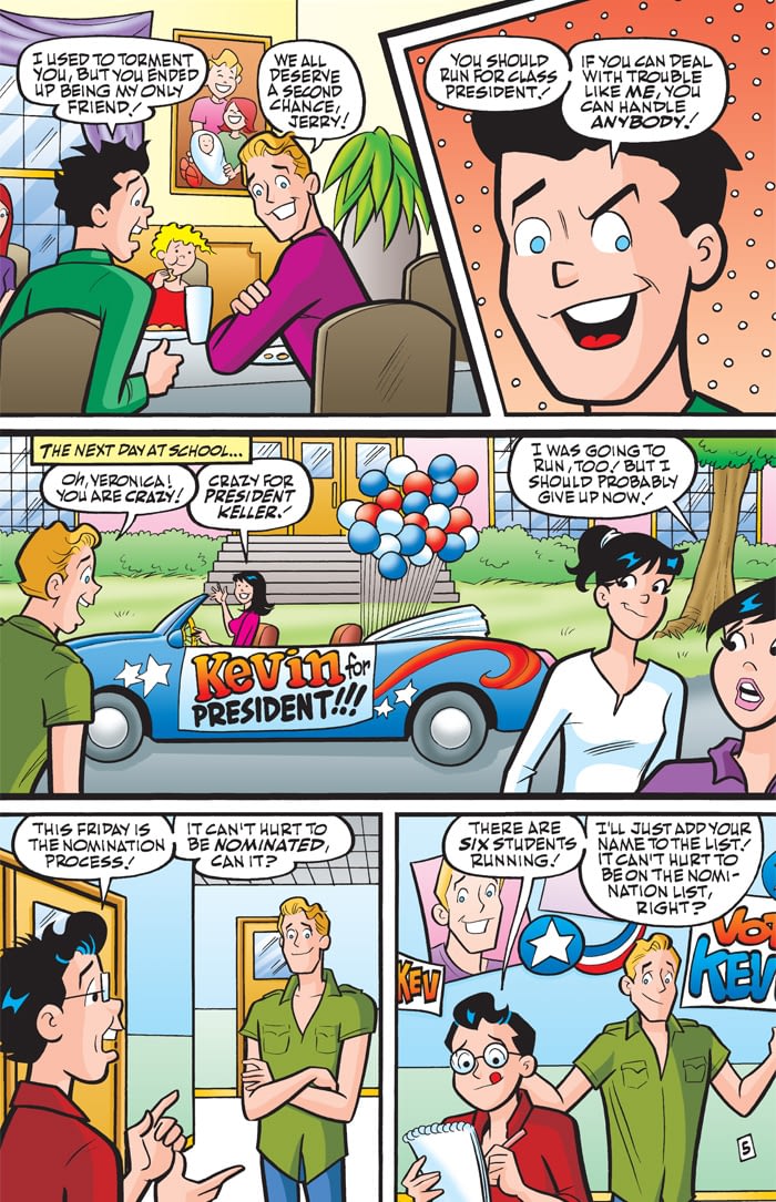 Now Archie Comics Gives You A Gay President With Kevin