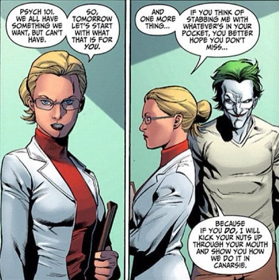 Jason Todd's Psychiatrist In Arkham Asylum.... Was Harley Quinn?
