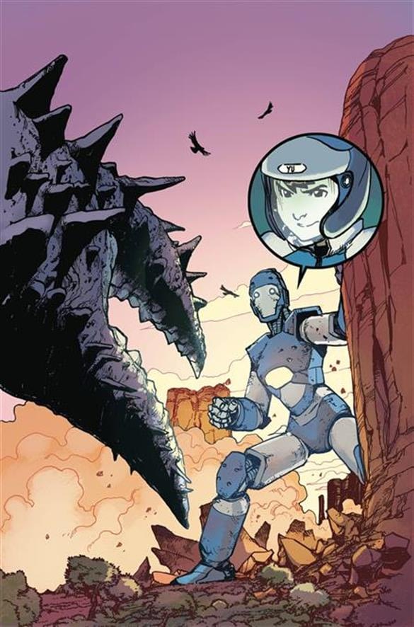 Mech Cadet Yu #4 cover by Takeshi Miyazawa and Triona Farell
