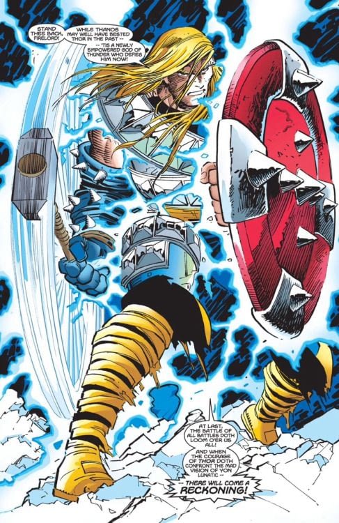 Thor Vol. 2 #25 art by John Romita Jr, Dick Giordano, and Gregory Wright