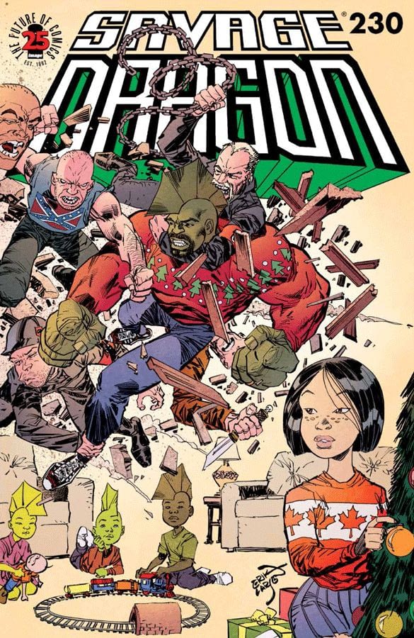 Savage Dragon #230 cover by Eric Larsen
