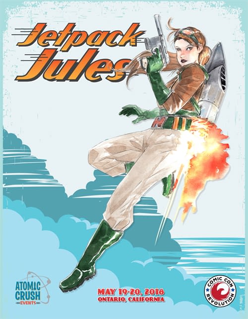 Dustin Nguyen's Jetpack Jules Design for Comic Con Revolution