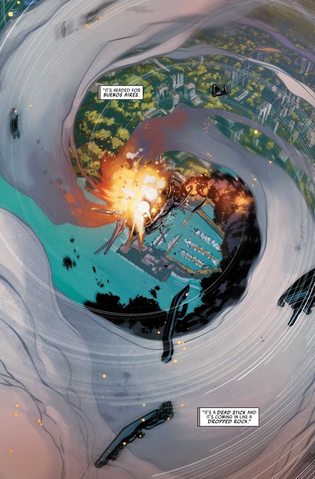 Tony Stark About to Kill Entire City of Buenos Aires in Domino Hotshots #3 (Preview)