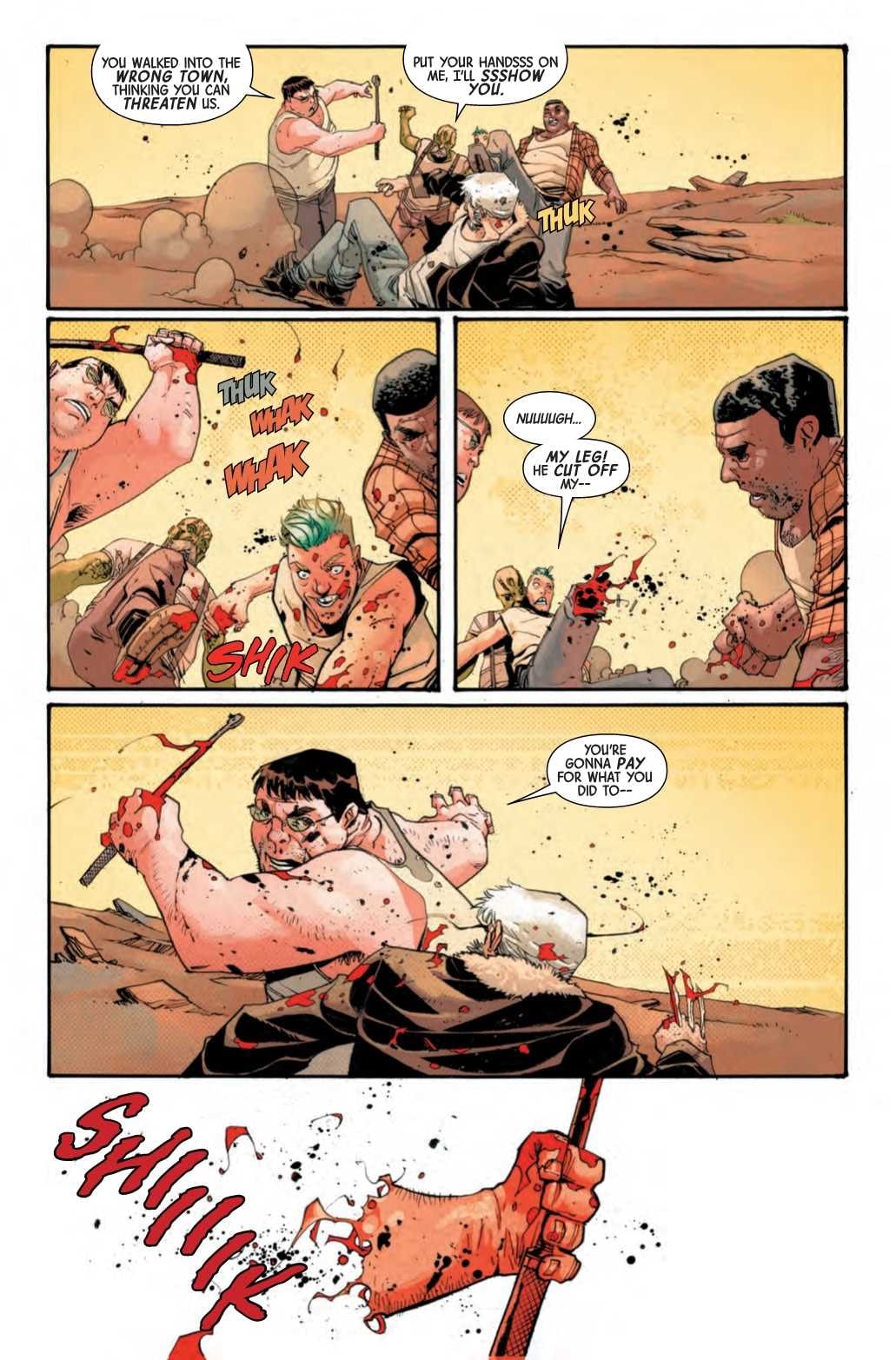 Florida Man Dismembers Strangers, Steals Truck (Dead Man Logan #7 Preview)