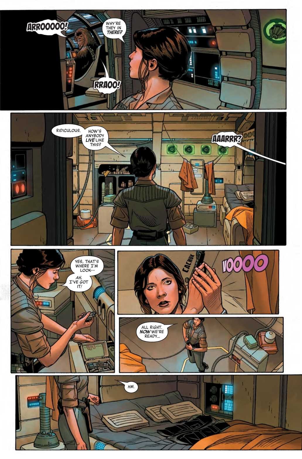 Chebacca's Secret Fetish Revealed in Star Wars AOR Princess Leia #1