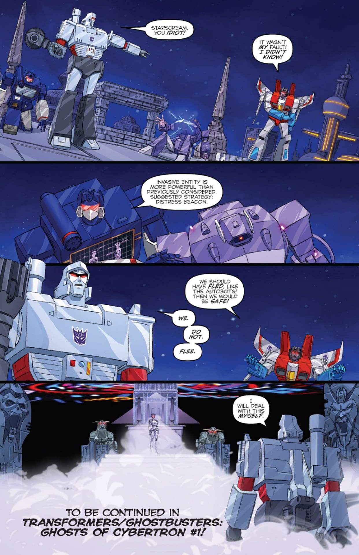 Your First Look at Gozer-Bot in Ghostbusters/Transformers Crossover Preview