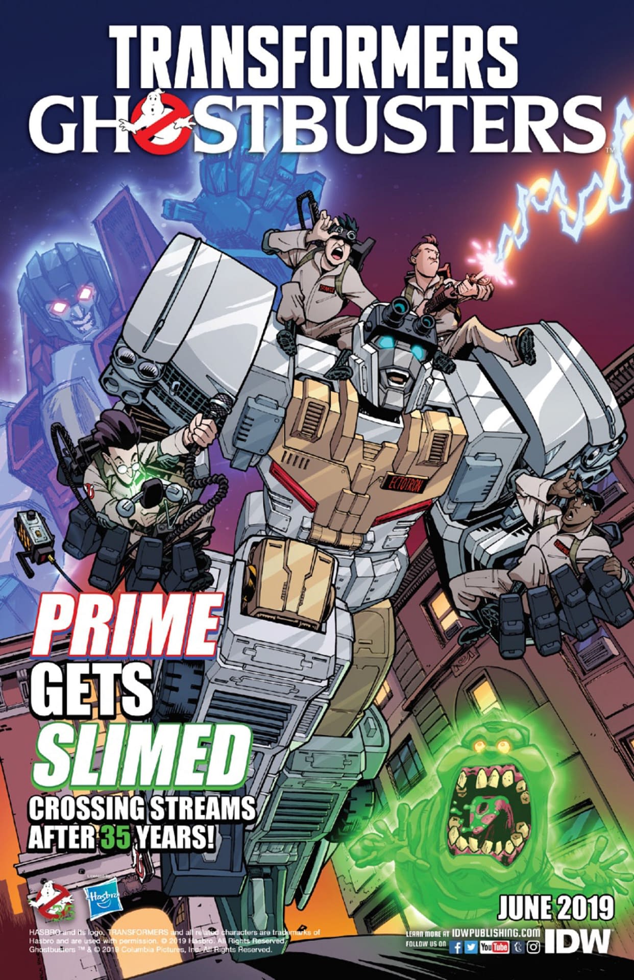 Your First Look at Gozer-Bot in Ghostbusters/Transformers Crossover Preview