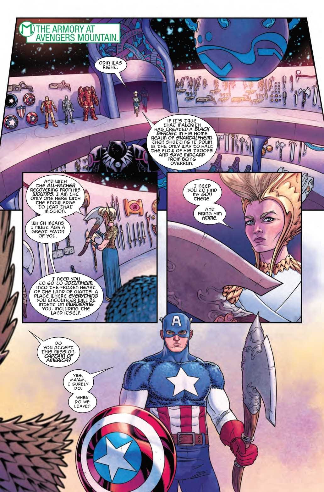 Daredevil Becomes a God and the Avengers Get Flying Horses in War of the Realms #3 (Preview)