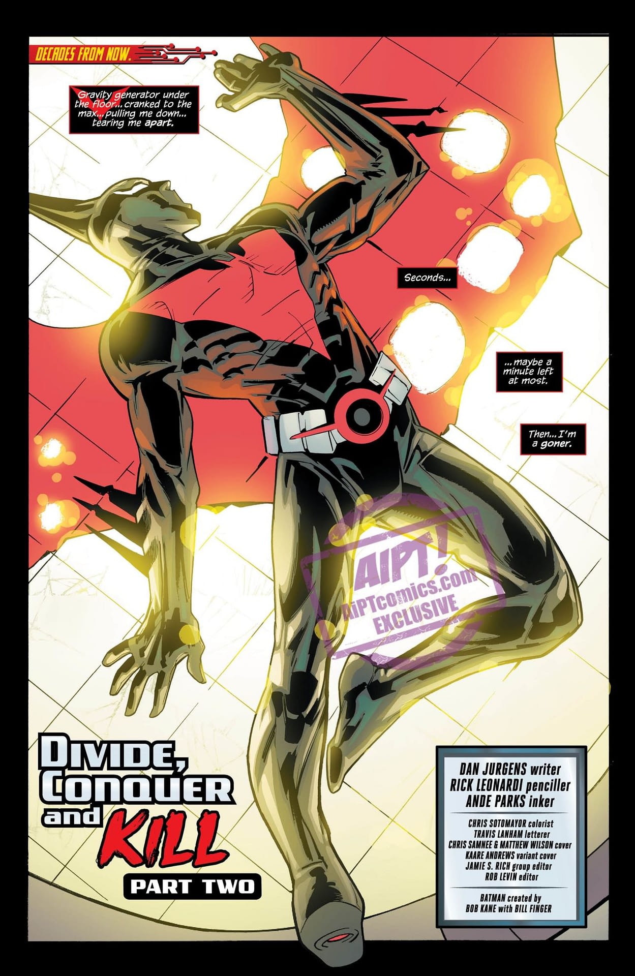 Bruce Wayne is Useless in Batman Beyond #32 (Preview)