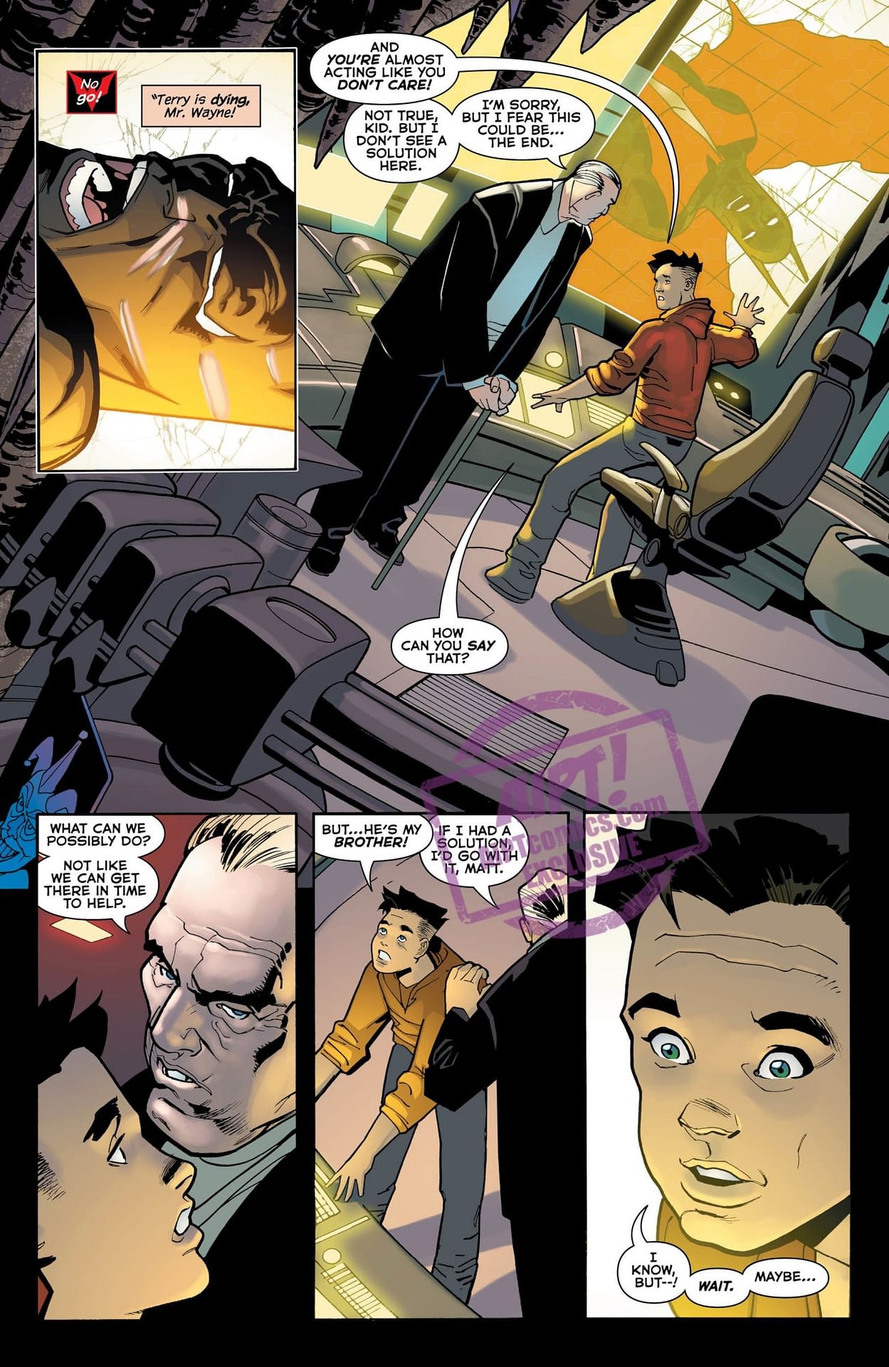 Bruce Wayne is Useless in Batman Beyond #32 (Preview)