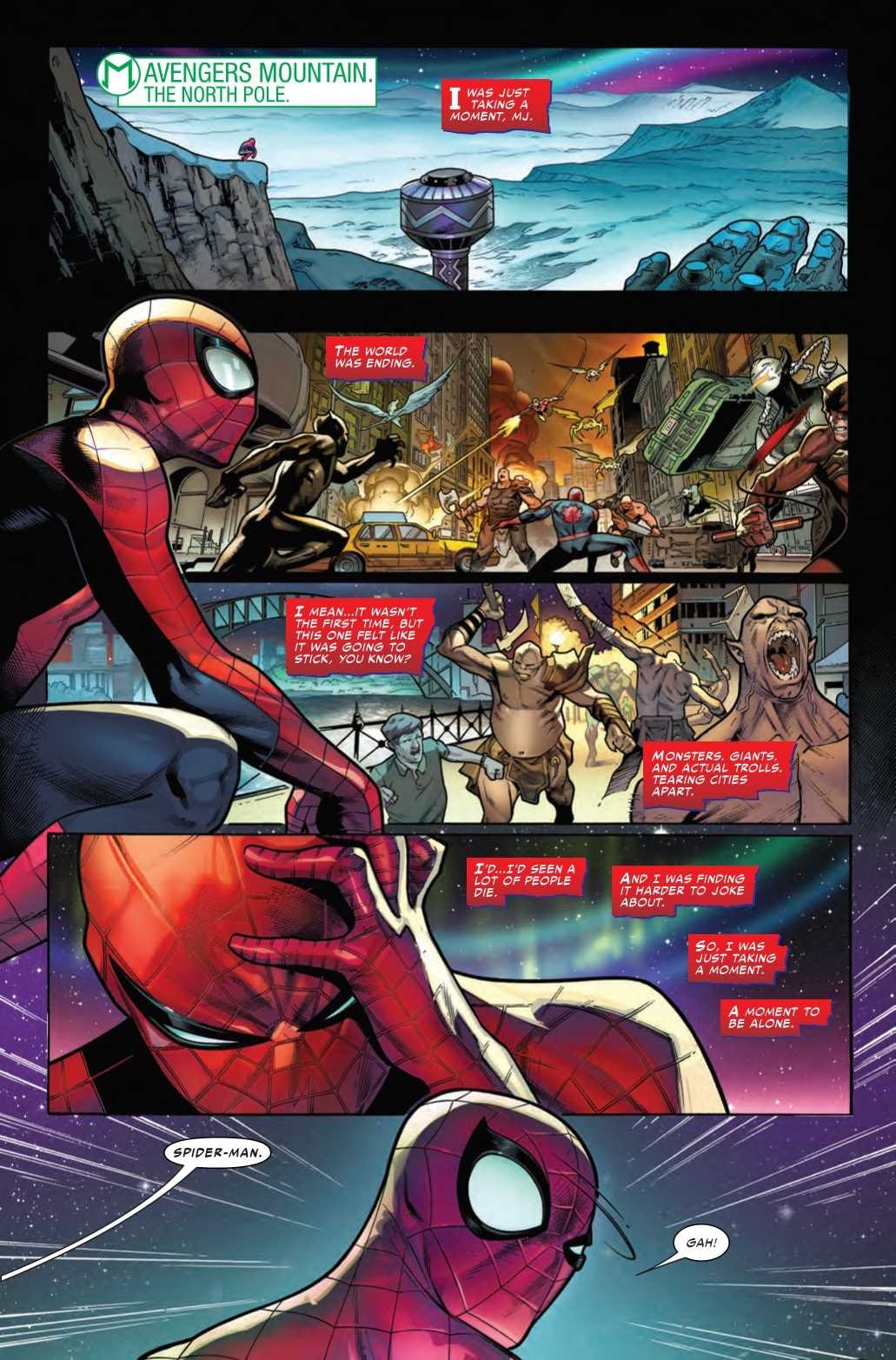 Spider-Man's Wish Fulfillment in War of the Realms: Strikeforce: Land of the Giants #1 (Preview)