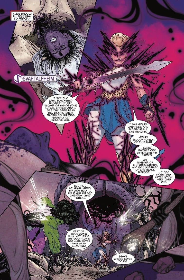 Freyja's Last Stand? War of the Realms #4 Preview