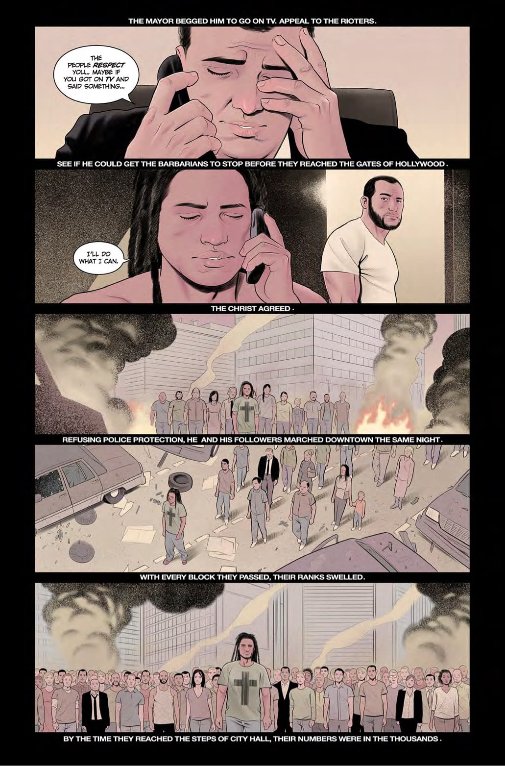 Killing Jesus Christ in Crucified, Launching This Month From Scout Comics