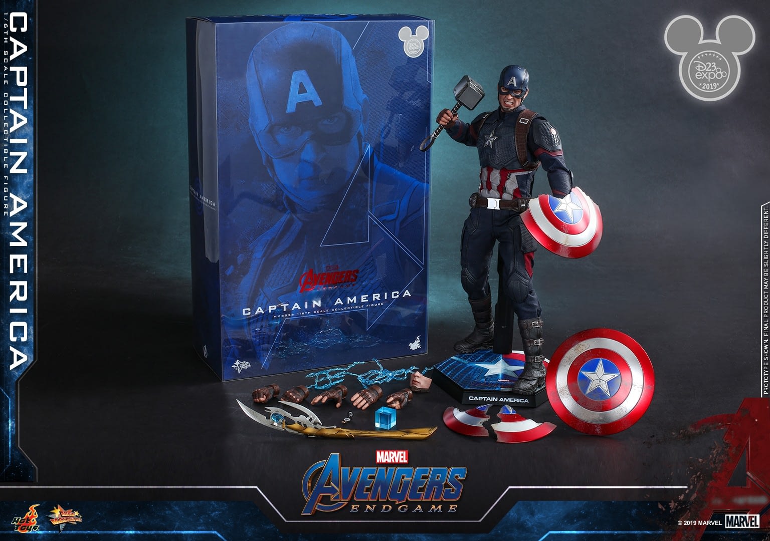 Captain America Is Worthy With New Hot Toys Figure At D23