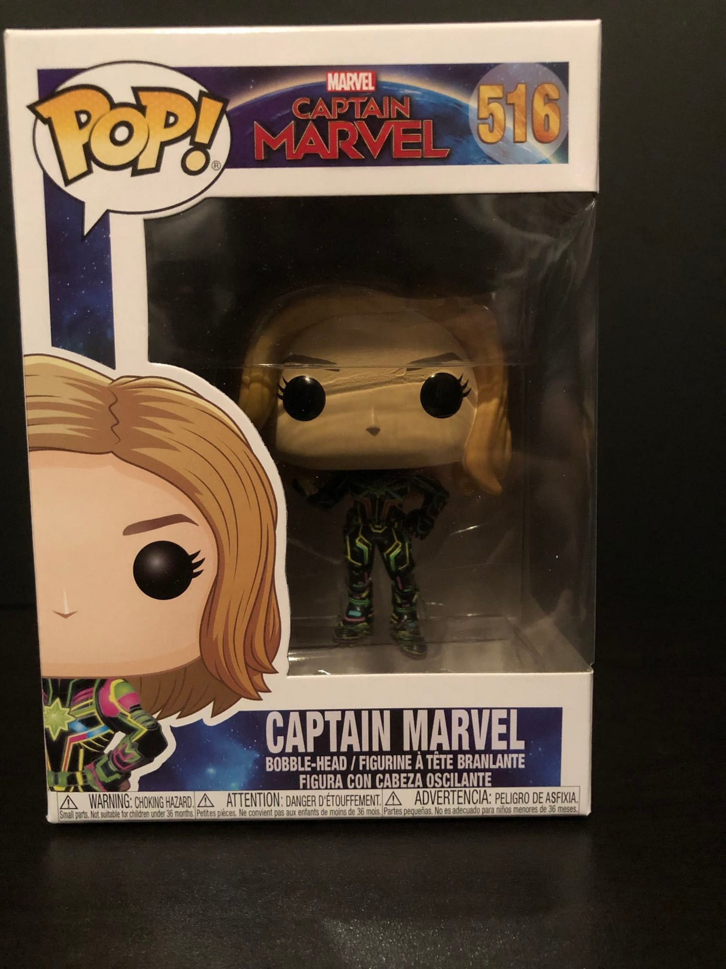 Let’s go Cosmic with Captain Marvel’s Neon Suit Funko Pop! [Review] 