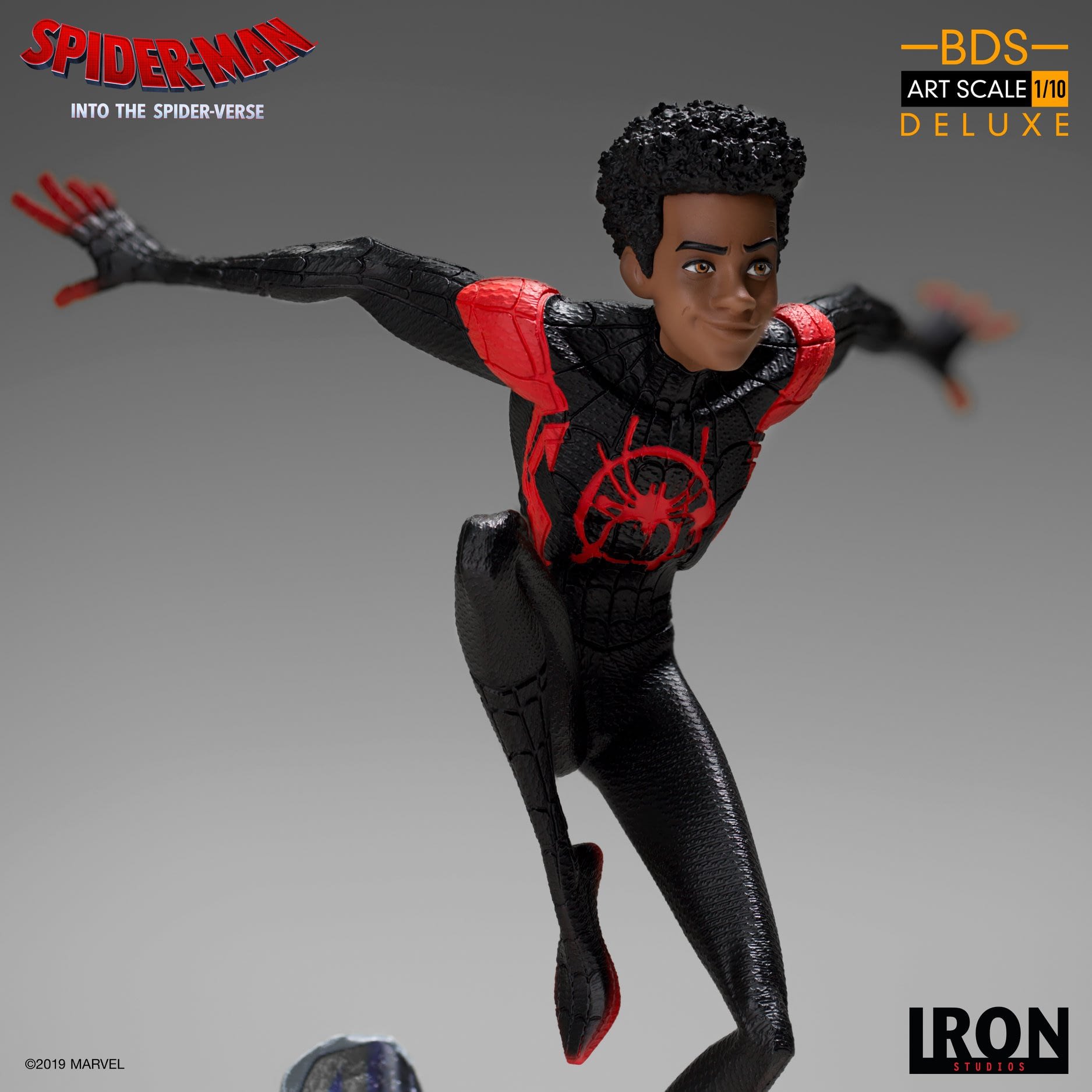 Miles Morales Leaps Into Action with New Iron Studios Statue