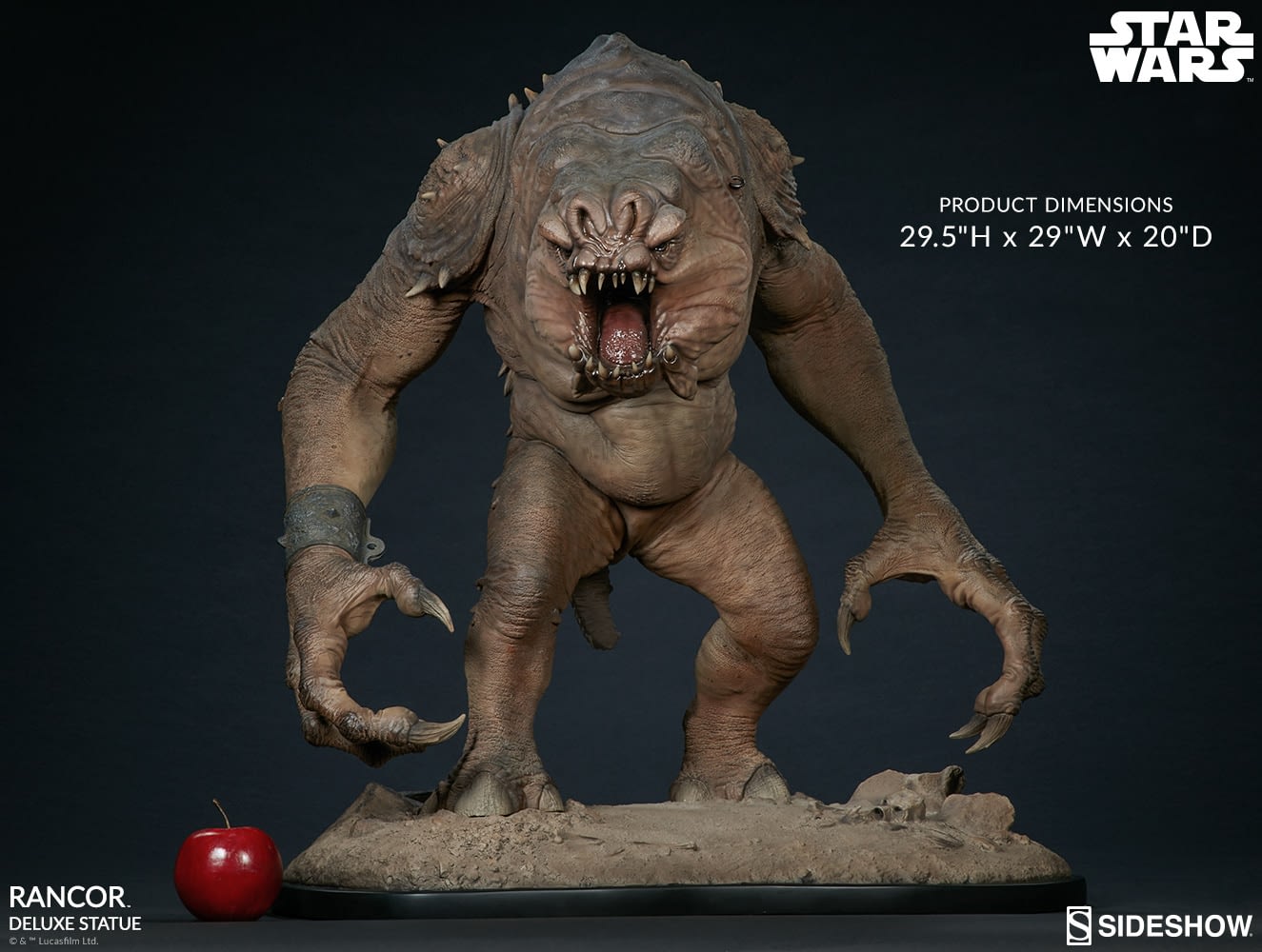 rancor deluxe statue