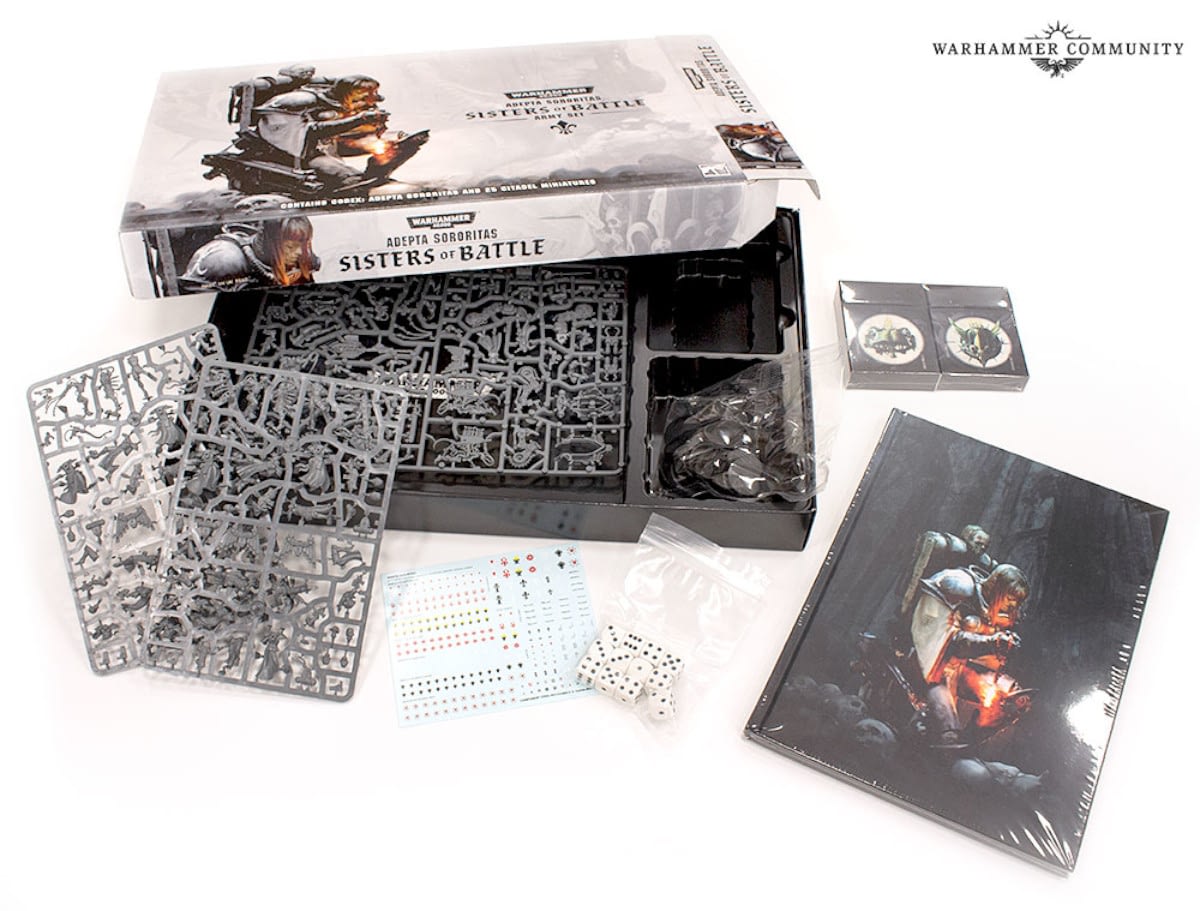 Games Workshop Reveals Sisters of Battle Army Set Contents