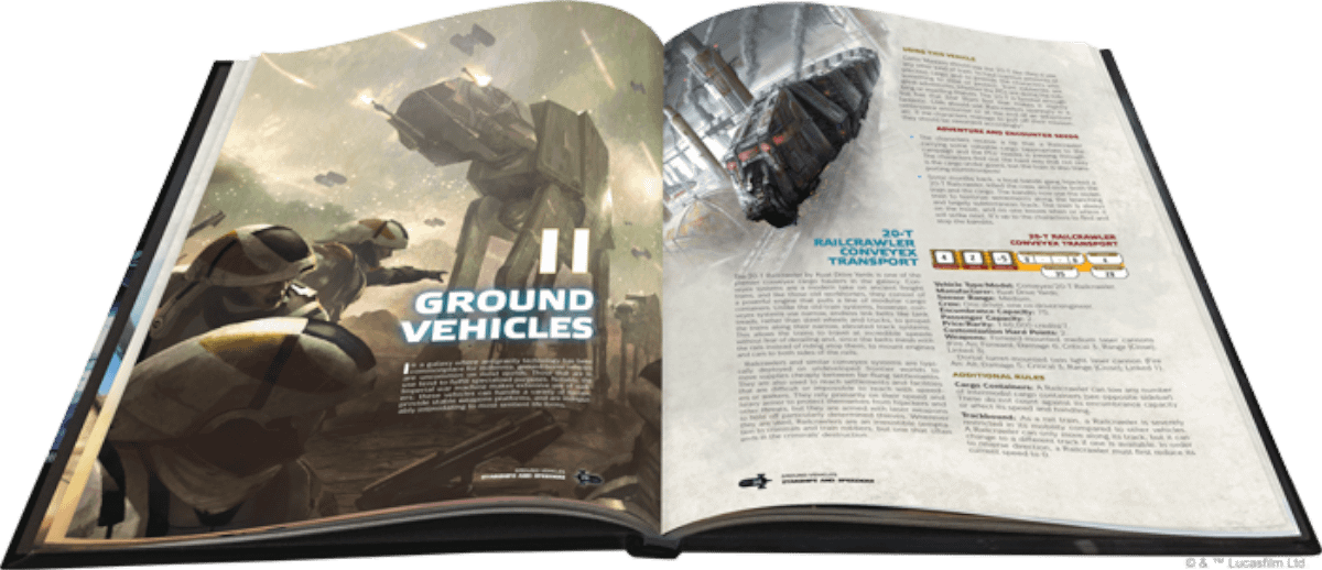 "Starships and Speeders" Coming Soon to Star Wars RPG from Fantasy Flight