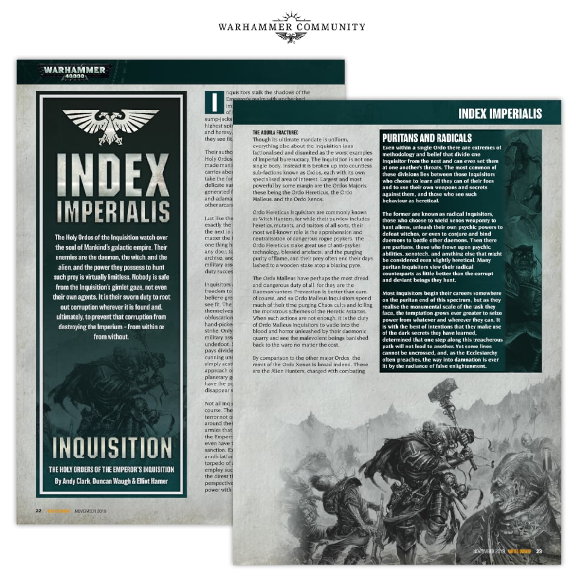 White Dwarf Details for November 2019