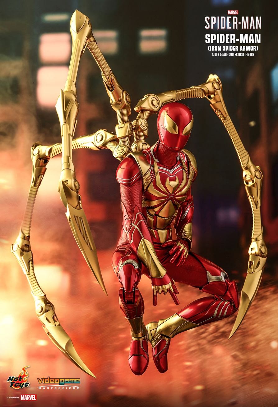 Iron Spider Jumps into Action with New Hot Toys Figure - Hot Toys Iron SpiDer 03